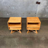 Mid Century Modern "Sculptura" Nightstands by Haywood Wakefield