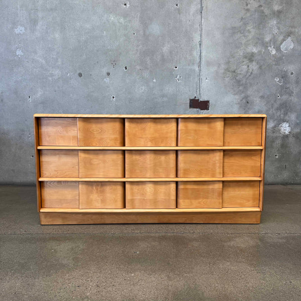 Mid Century Modern Nine Drawer Dresser by Haywood Wakefield