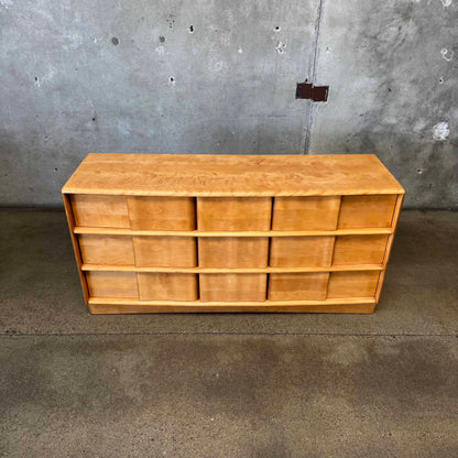 Mid Century Modern Nine Drawer Dresser by Haywood Wakefield
