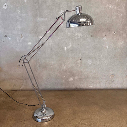 Vintage Late 90s/Early 2000s Chrome Articulating Floor Lamp