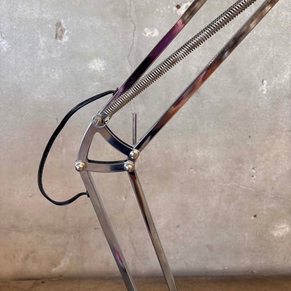 Vintage Late 90s/Early 2000s Chrome Articulating Floor Lamp