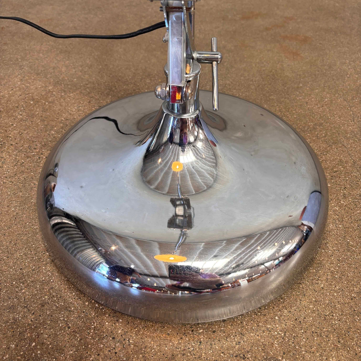 Vintage Late 90s/Early 2000s Chrome Articulating Floor Lamp