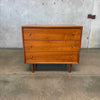 Mid Century Walnut 3 Drawer Dresser #2