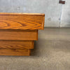 Vintage Chunky Oak Square Coffee Table