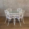 Glass Top Table and 4 Chairs