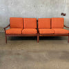 Mid Century Modern 2 Piece Sofa Set