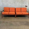 Mid Century Modern 2 Piece Sofa Set