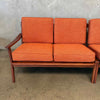 Mid Century Modern 2 Piece Sofa Set