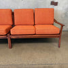 Mid Century Modern 2 Piece Sofa Set