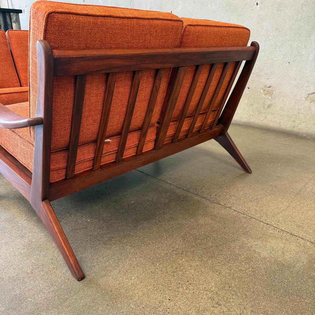 Mid Century Modern 2 Piece Sofa Set