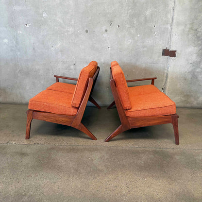 Mid Century Modern 2 Piece Sofa Set