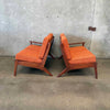 Mid Century Modern 2 Piece Sofa Set