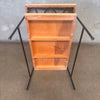 Unique Mid Century Modern Laminate and Wrought Iron End Table 1954