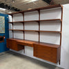 Mid Century Danish teak Wall Unit by HG Furniture Denmark