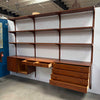 Mid Century Danish teak Wall Unit by HG Furniture Denmark