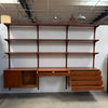 Mid Century Danish teak Wall Unit by HG Furniture Denmark