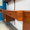 Mid Century Danish teak Wall Unit by HG Furniture Denmark