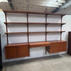 Mid Century Danish teak Wall Unit by HG Furniture Denmark