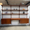Mid Century Danish teak Wall Unit by HG Furniture Denmark