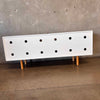 New Poppin Cleo Natural Ash Wood Credenza