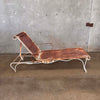 Vintage Outdoor Chaise Lounger