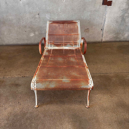 Vintage Outdoor Chaise Lounger