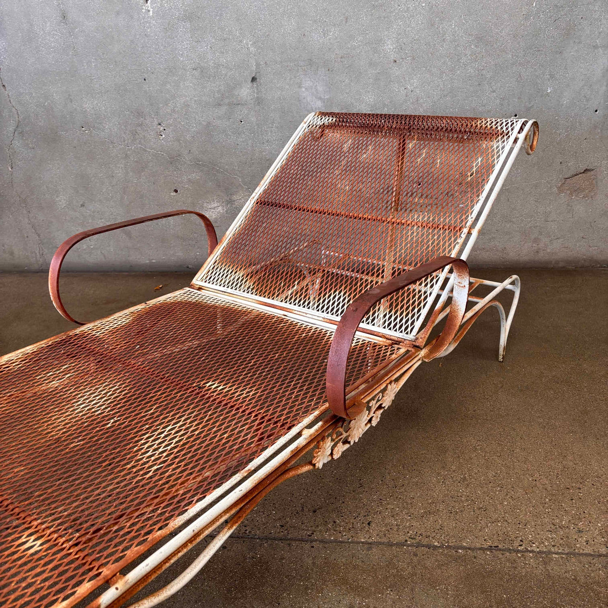 Vintage Outdoor Chaise Lounger