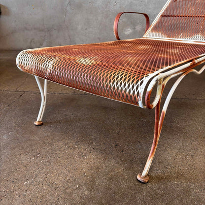 Vintage Outdoor Chaise Lounger