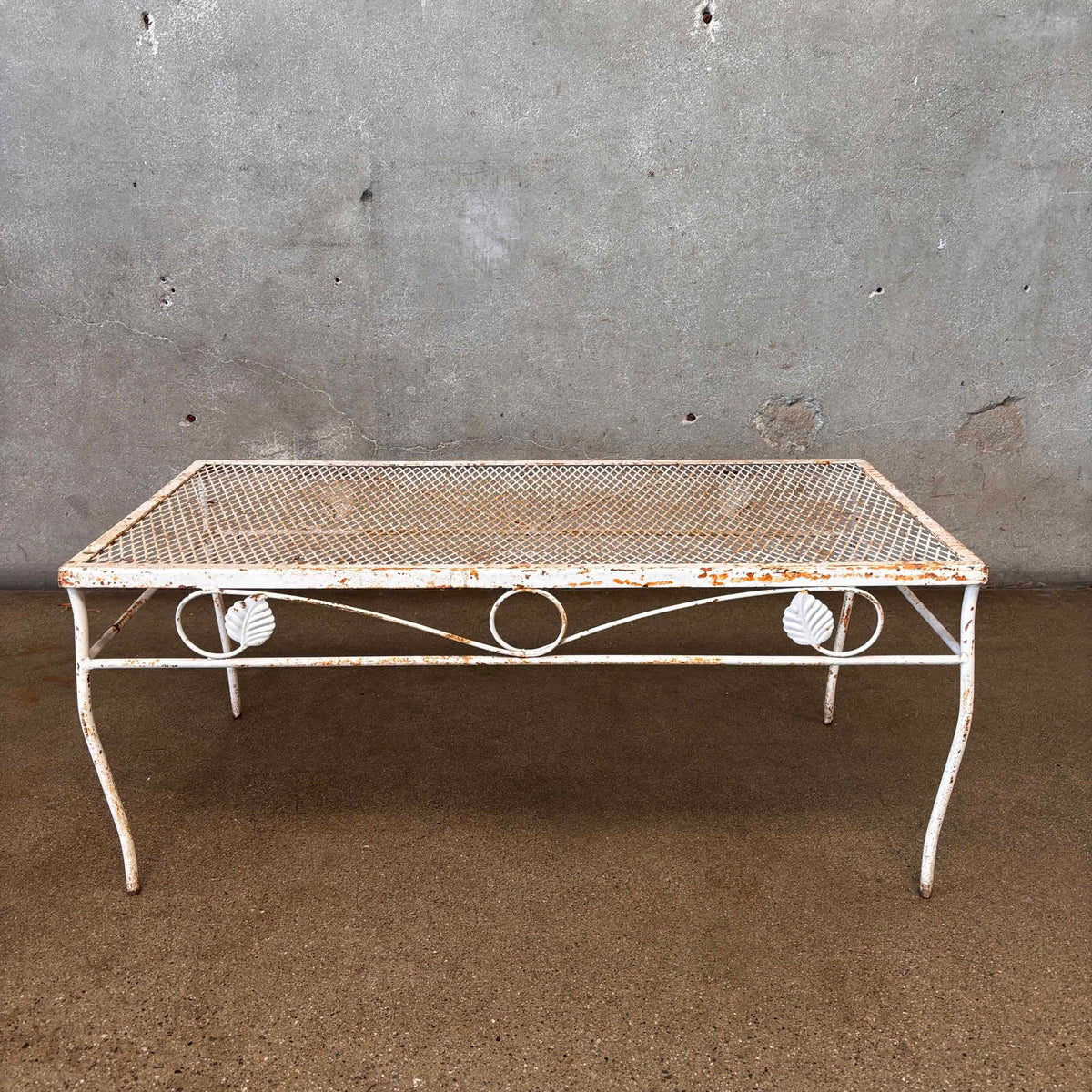 Vintage Iron Garden Side Table