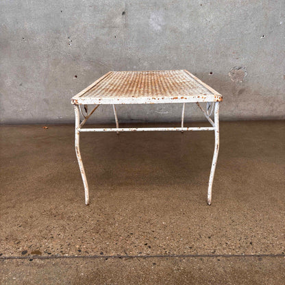 Vintage Iron Garden Side Table