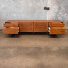 Leander Media Console Made of Solid Rubber Wood
