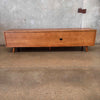 Leander Media Console Made of Solid Rubber Wood