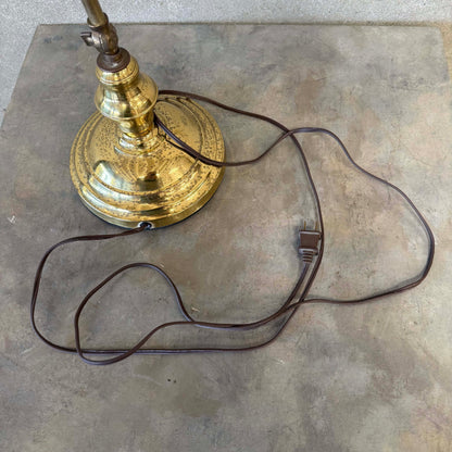 Vintage Large Green Banker Lamp