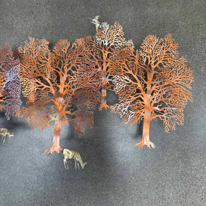 Mid Century Bijan Torch Cut Brutalist Unicorn Woodland Wall Art