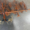 Mid Century Bijan Torch Cut Brutalist Unicorn Woodland Wall Art