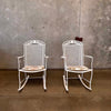 Pair of Wrought Iron Rocking Chairs