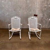 Pair of Wrought Iron Rocking Chairs