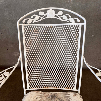 Pair of Wrought Iron Rocking Chairs