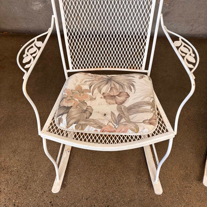 Pair of Wrought Iron Rocking Chairs