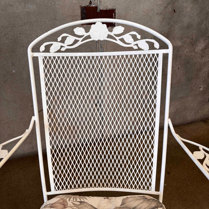 Pair of Wrought Iron Rocking Chairs