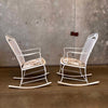 Pair of Wrought Iron Rocking Chairs