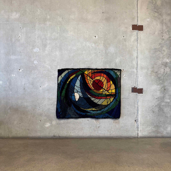 Vintage Abstract Fiber Wall Tapestry Product Image