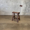 Vintage Handmade Barnwood Stool Product Image