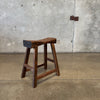 Vintage Handmade Barnwood Stool Product Image