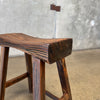 Vintage Handmade Barnwood Stool Product Image
