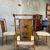 Vintage Faux Bamboo & Glass Dining Set Product Image