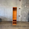 Glass & Cherry Wood Veneer Shelf Cabinet Product Image