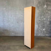 Glass & Cherry Wood Veneer Shelf Cabinet Product Image