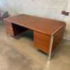 Executive Desk In Walnut By Alexis Yermakov For Stow Davis with Original Key Product Image