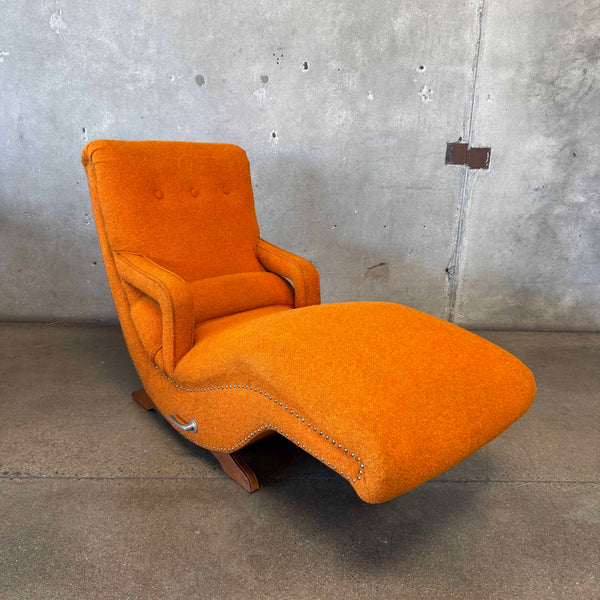 Late 60's Unrestored All Original Recliner / Rocker